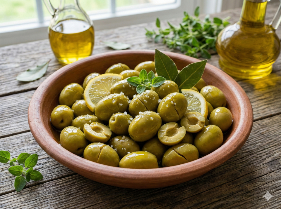 %100 Köy Yapımı Kırma Zeytin